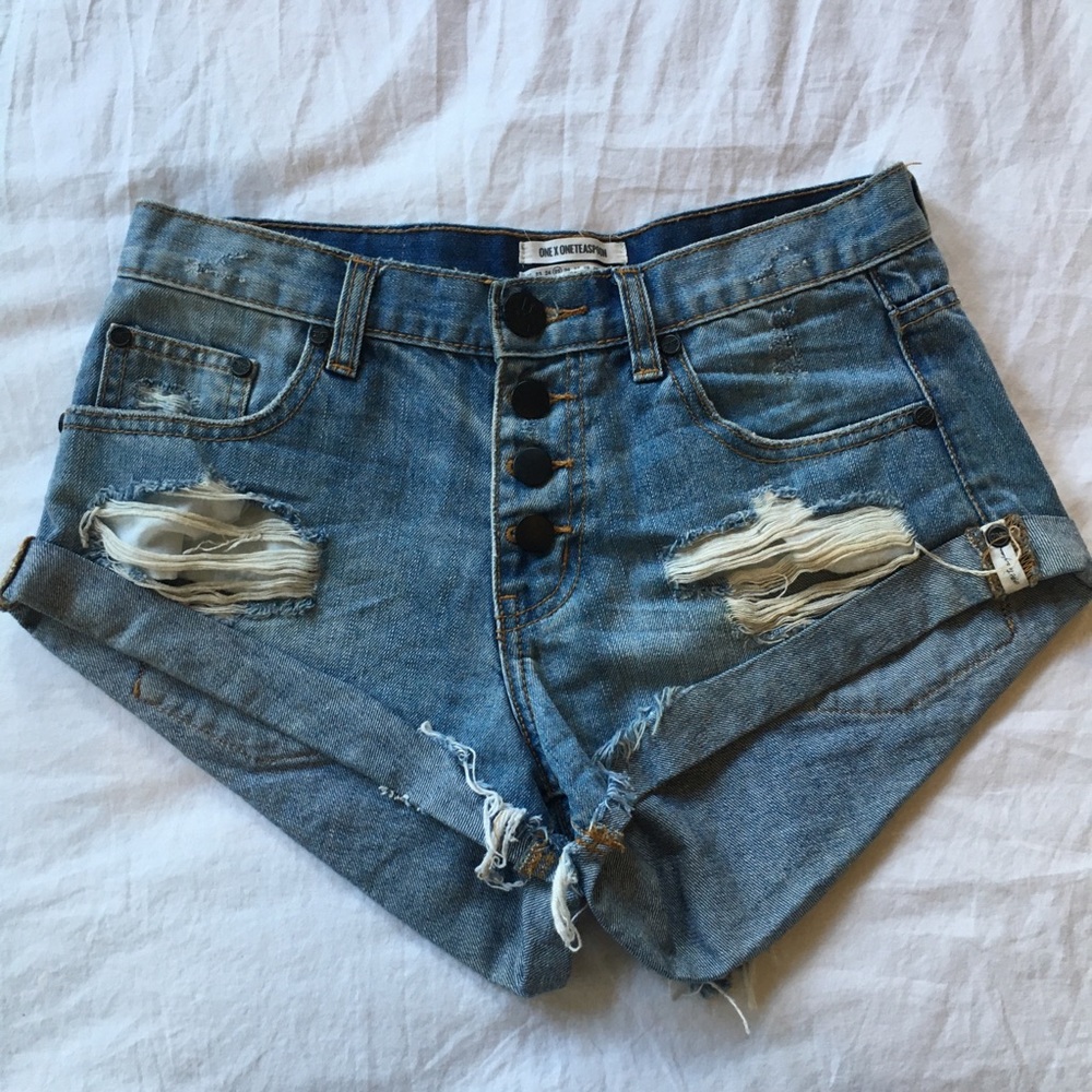 One Teaspoon Button Front Bandits